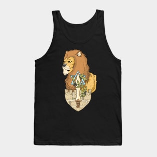 Lion of juda, Israel. IDF emblem. Tank Top